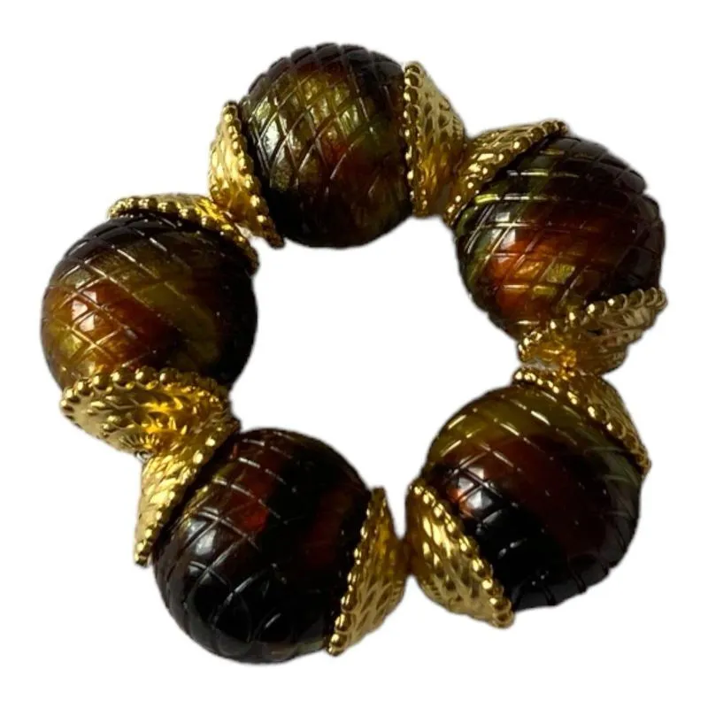 Mesa Posta Porta Guardanapo Pedrarias Gold Kit 6 Peças