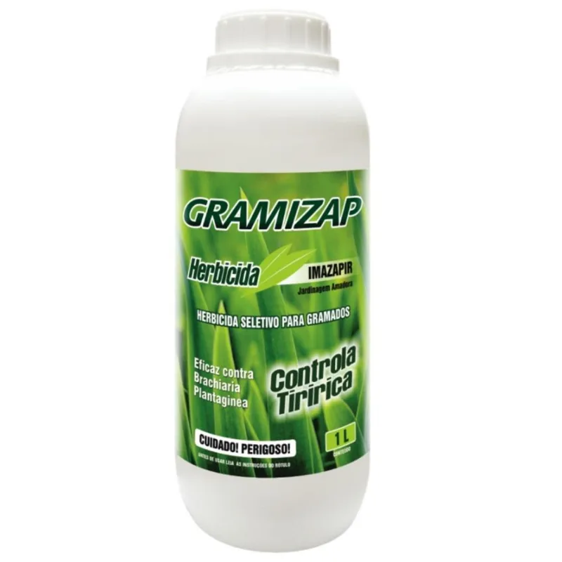 Herbicida Para Gramados Gramizap Mata Tiriricas E Ervas Daninha 1l