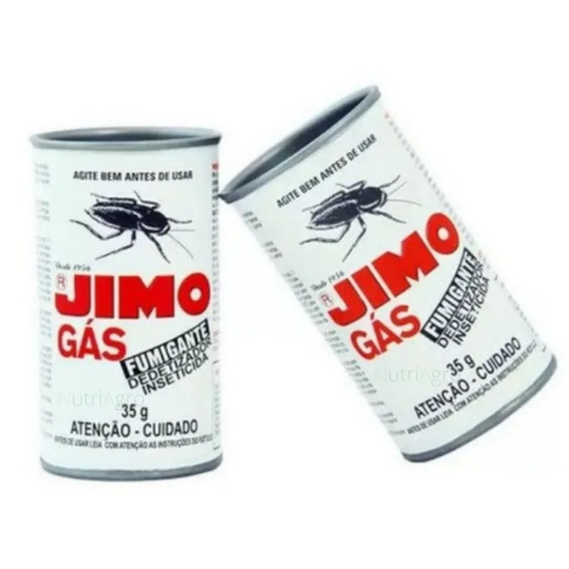 Kit 2 Unidades Jimo Gás Fumigante Dedetizador de 35 Gramas