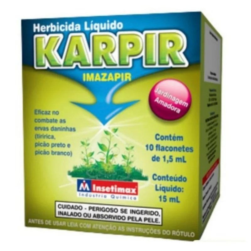 Karpir Herbicida Mata Tiririca Ervas Daninha Grama Líquido 15ml