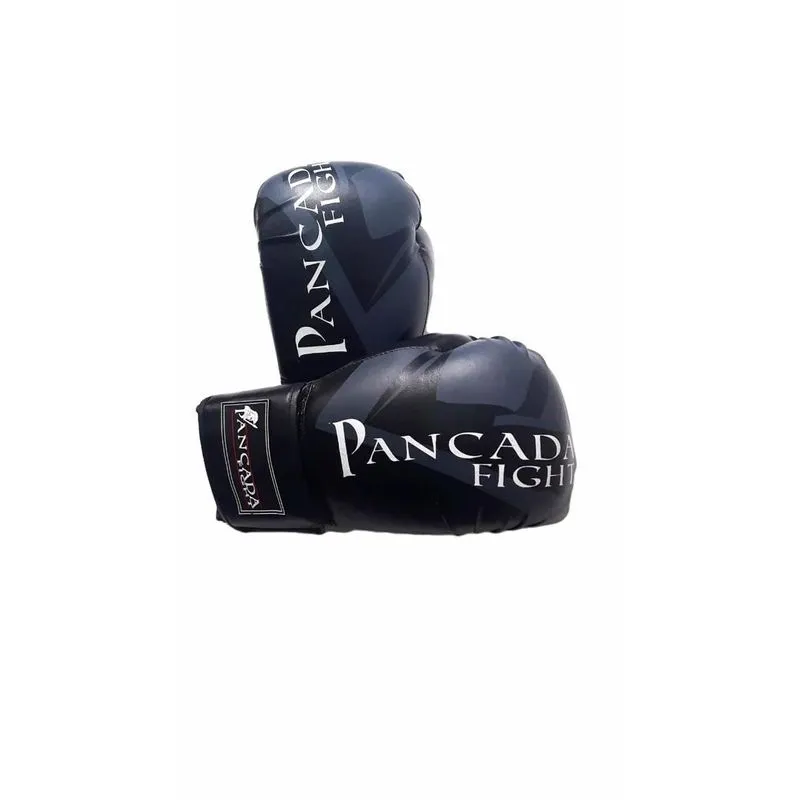 Luva De Boxe Profissional Preto Pancada Fight 12oz