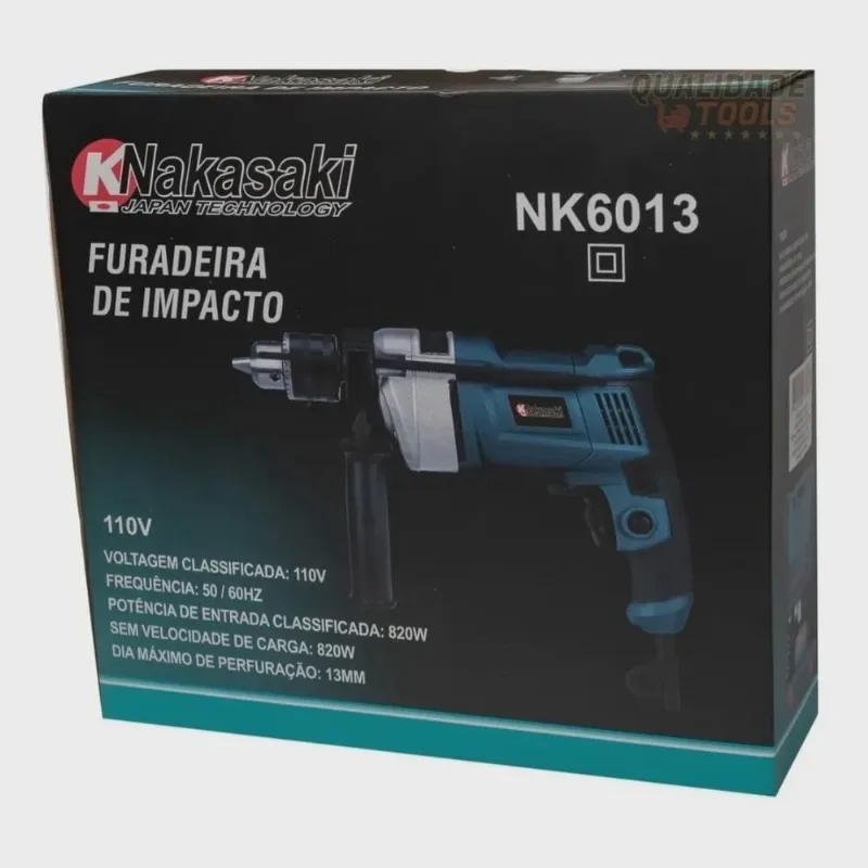 Furadeira De Impacto 13mm 860w 220v Auto reverso Super Potente!