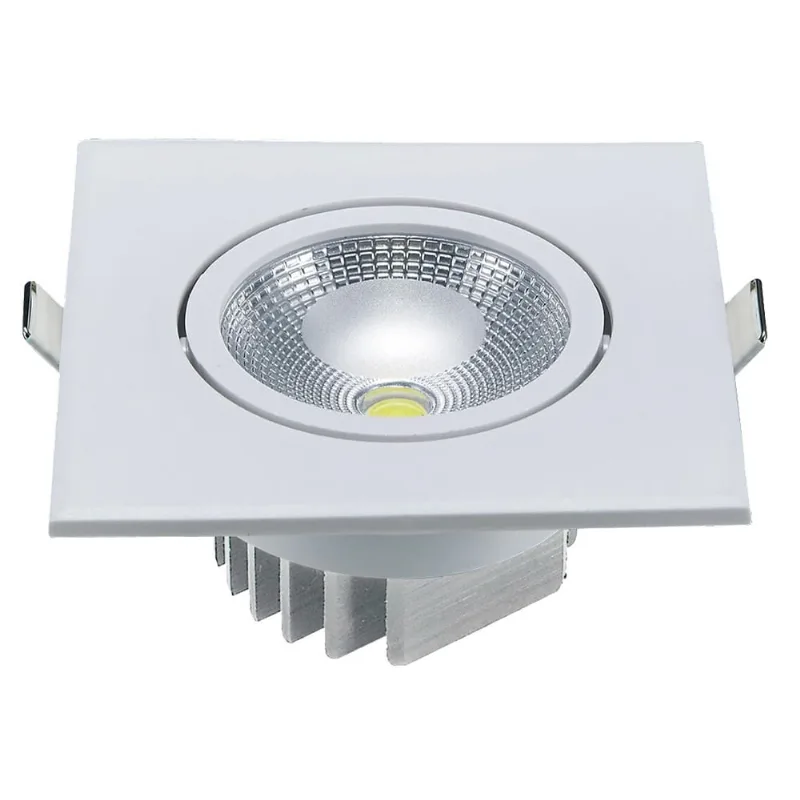 Spot Led De Embutir Quadrado - 5w / 6500 K