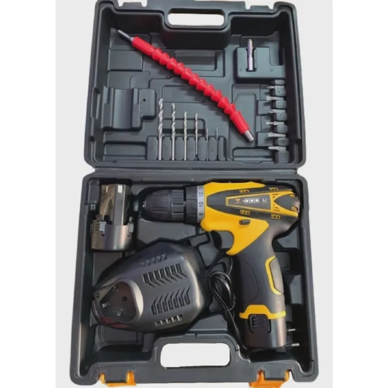 Parafusadeira Furadeira 26v + 2 Baterias + 18 Peças Promoção