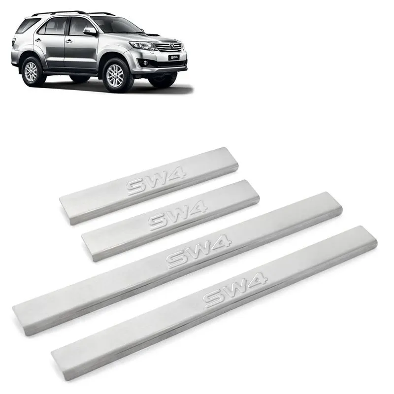 Soleira Aço Inox 4 Porta Original Brasikar Hilux Sw4 2006