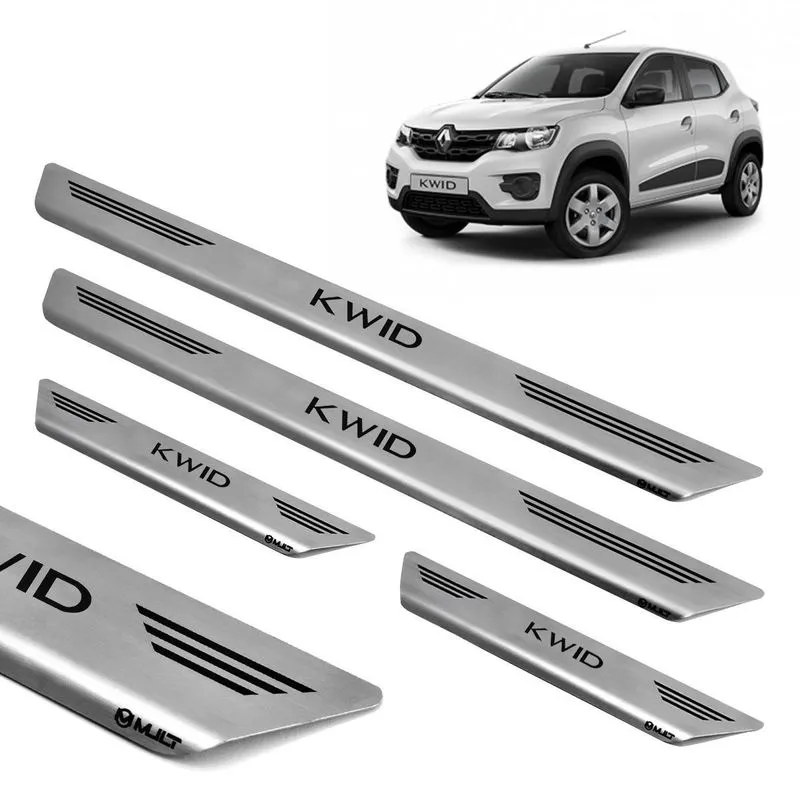 Soleira Aço Inox Escovado Porta Original Mult Kwid 2019 2020