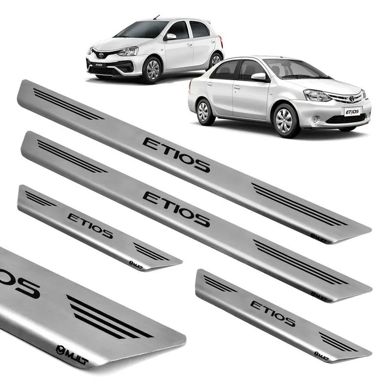 Soleira Aço Inox Escovado Porta Original Mult Etios 2021