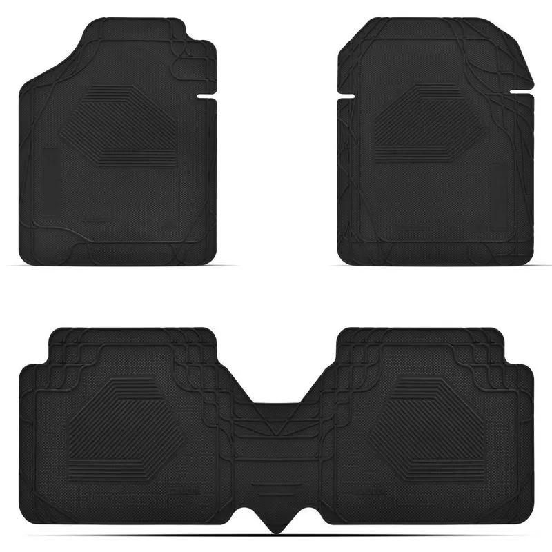Tapete Borracha Preto Universal Manual Hilux Cd 09-22