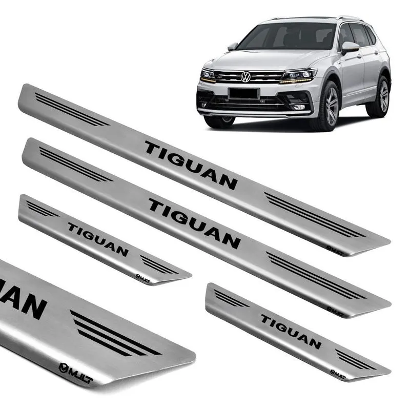 Soleira Aço Inox Escovado Porta Original Mult Tiguan 2019