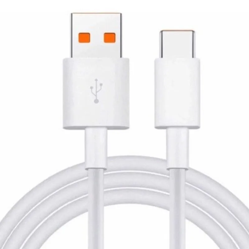 Cabo Usbc Turbo Rápido Branco Para Moto E20