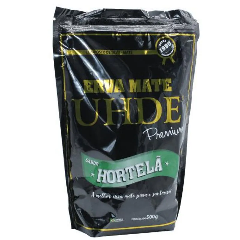 Erva Mate Para Terere Uhde Hortela Linha Premium 500g
