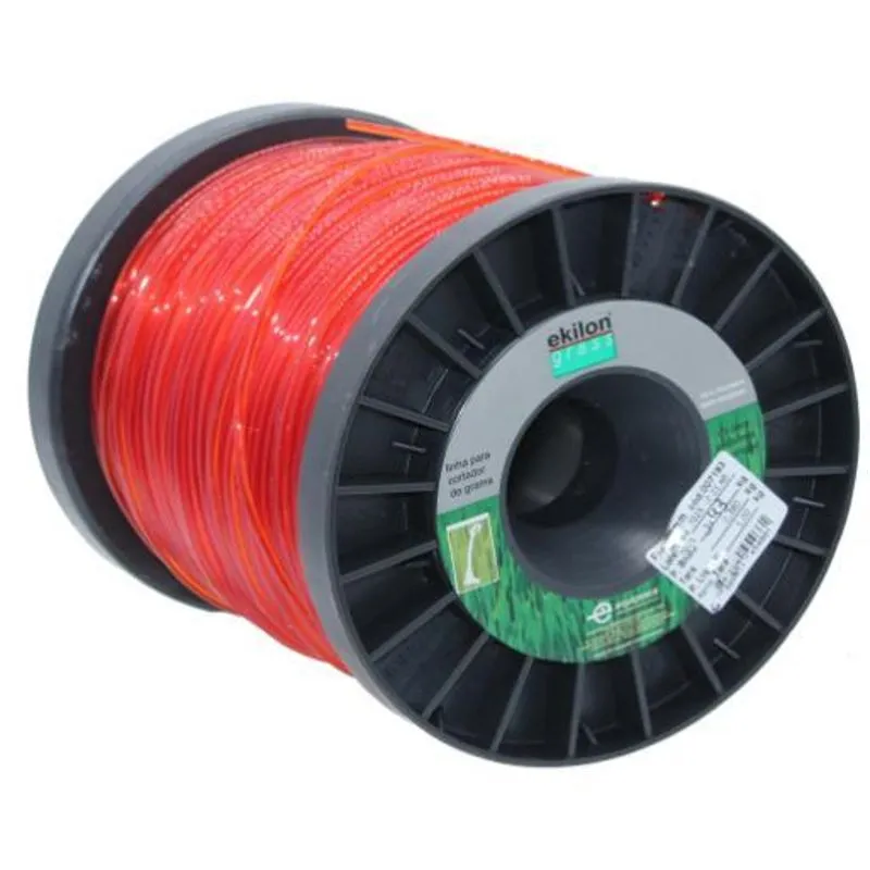 Carretel Nylon 3mm P/ Roçadeira E Aparadores - 124m