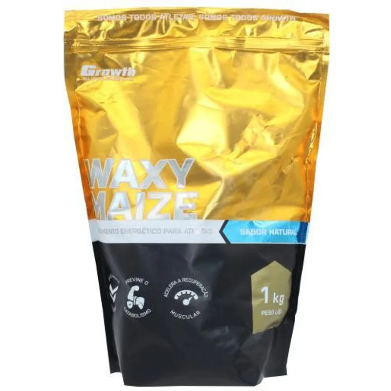 Waxy Maize Growth 1kg Suplemento Para Alto Desempenho Treino