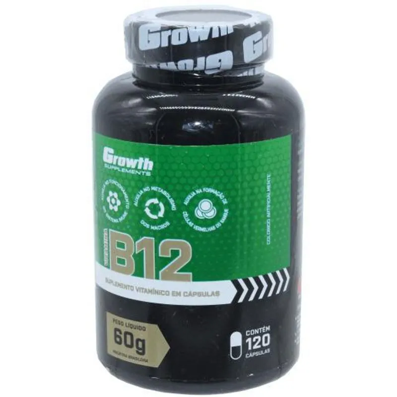 Vitamina B12 Reduz Risco Doenças Aumenta Energia 120 Caps