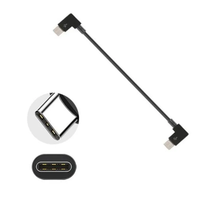 Cabo Dados Micro Usb Para Tipo C Controle Remoto Drones Dji