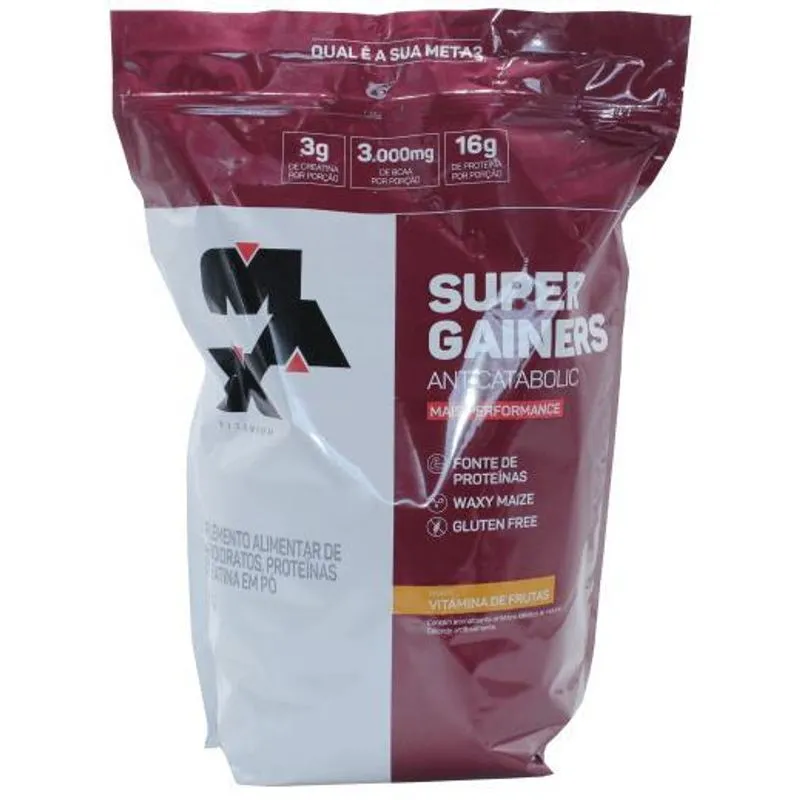 Super Gainers Anticatabolico Vitamina Fruta Max Titanium 3kg