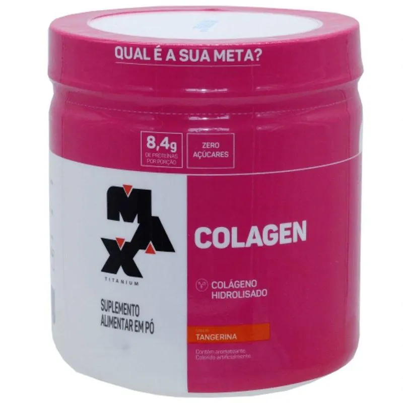 Colageno Hidrolisado Sabor Tangerina Max Titanium 240g