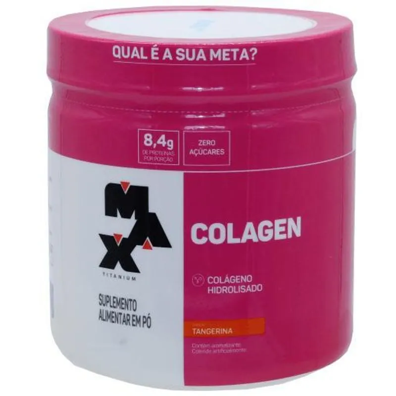 Colageno Hidrolisado Sabor Tangerina Max Titanium 120g