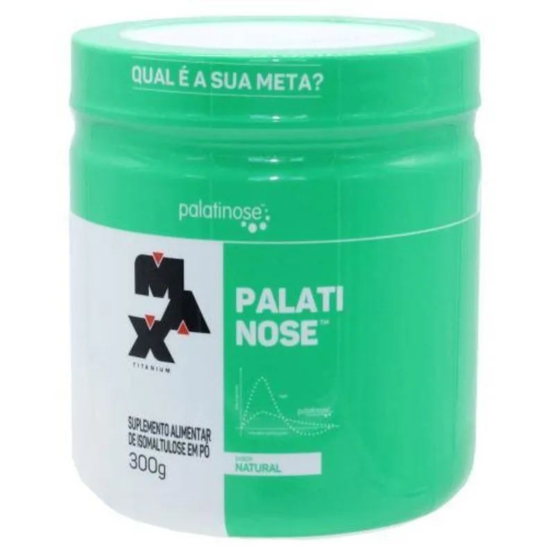 Palatinose Fornece Energia Sabor Natural Max Titanium 300g