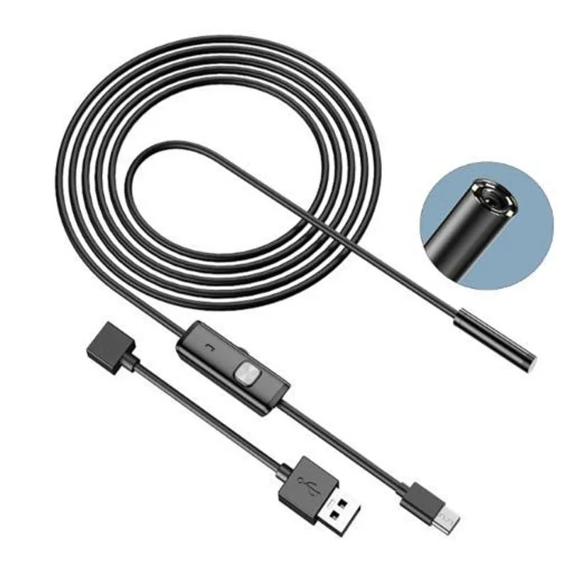 Cabo Rigido Endoscopico Camera Com Led Inspeçao Mecanico