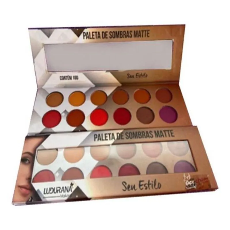 Paleta De Sombras Matte Seu Estilo Ludurana - Multi