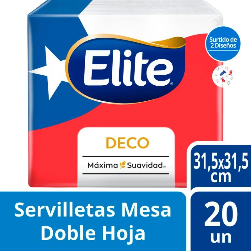 Servilletas Elite Fiestas Patrias 20 un.