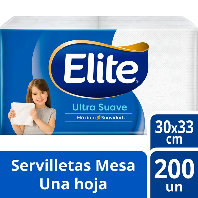 Servilletas de Mesa Elite 30x33 cm 200 un.