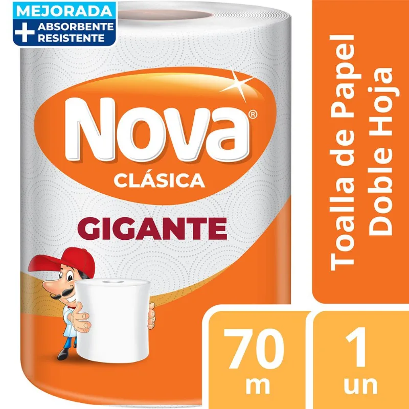 Toalla de Papel Nova Gigante Clásica 70 m