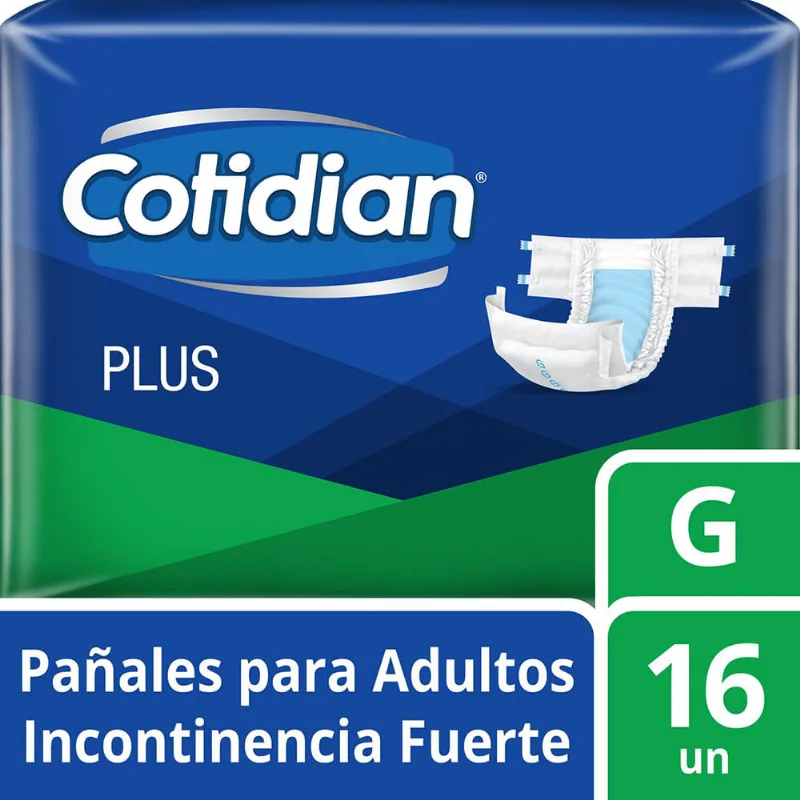 Pañal para Adulto Cotidian Plus Talla Grande 16 un.