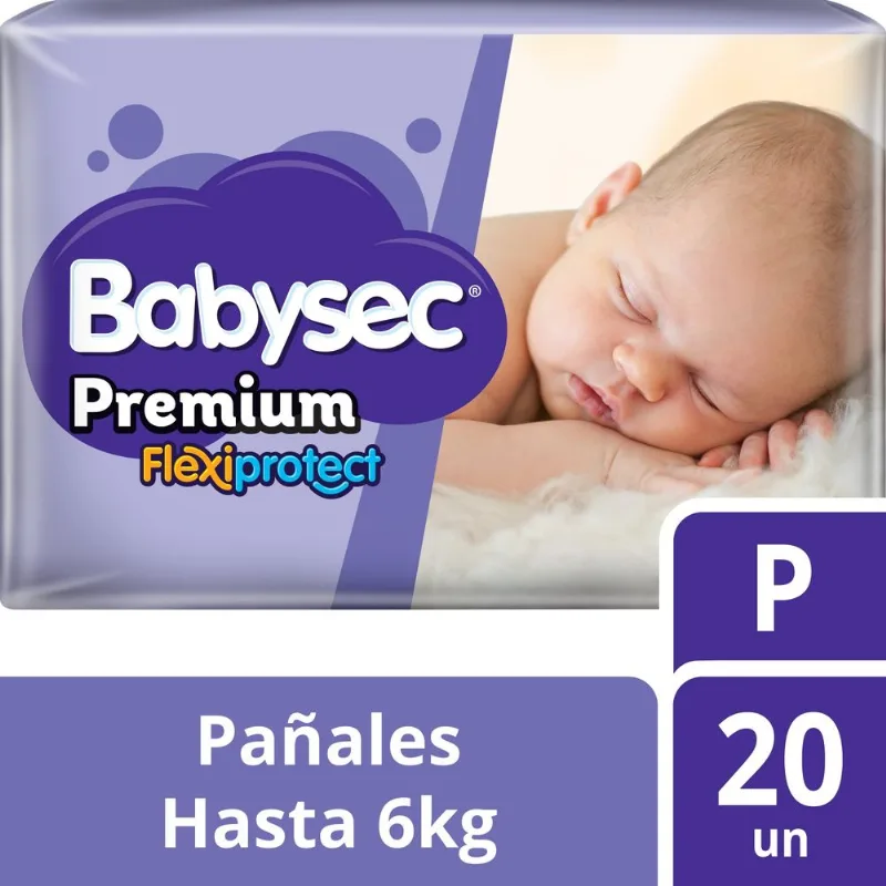 Pañales Premium P 20 un.