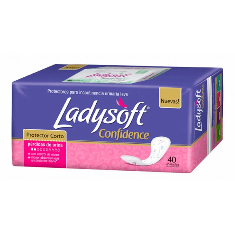 Protectores Diarios Ladysoft Confidence Inc 40 U