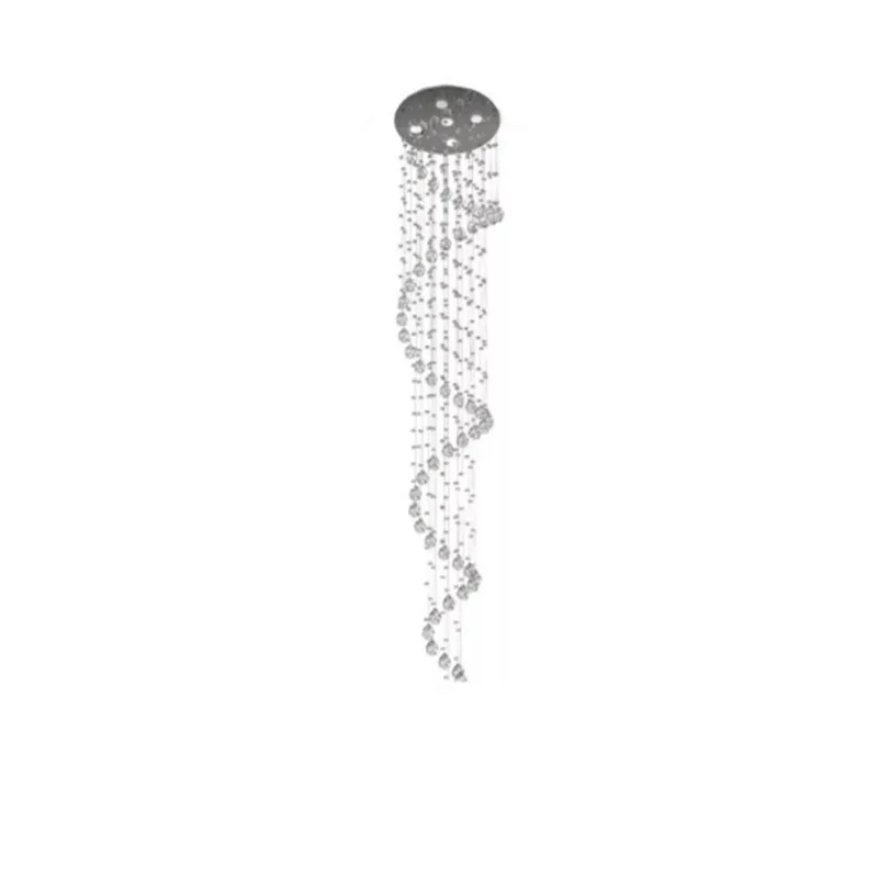 Lustre De Cristal Com 30cm De Diâmetro Para Vão De Escada