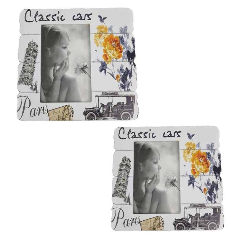 Porta Retrato Kit 2 Unidades 10X15 Decoraçao Moldura Paris