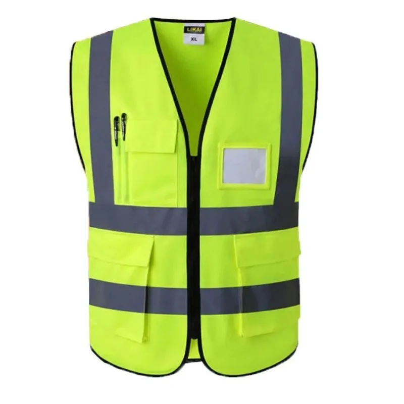 Colete Faixa Sinalizador Kit 50 Uni Refletivo Segurança Trabalho Epi Fluorescente