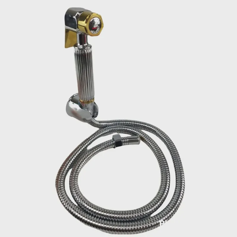 Ducha Higienica Luxo de mao Chuveirinho Suporte Metal Cromo Banho Banheiro