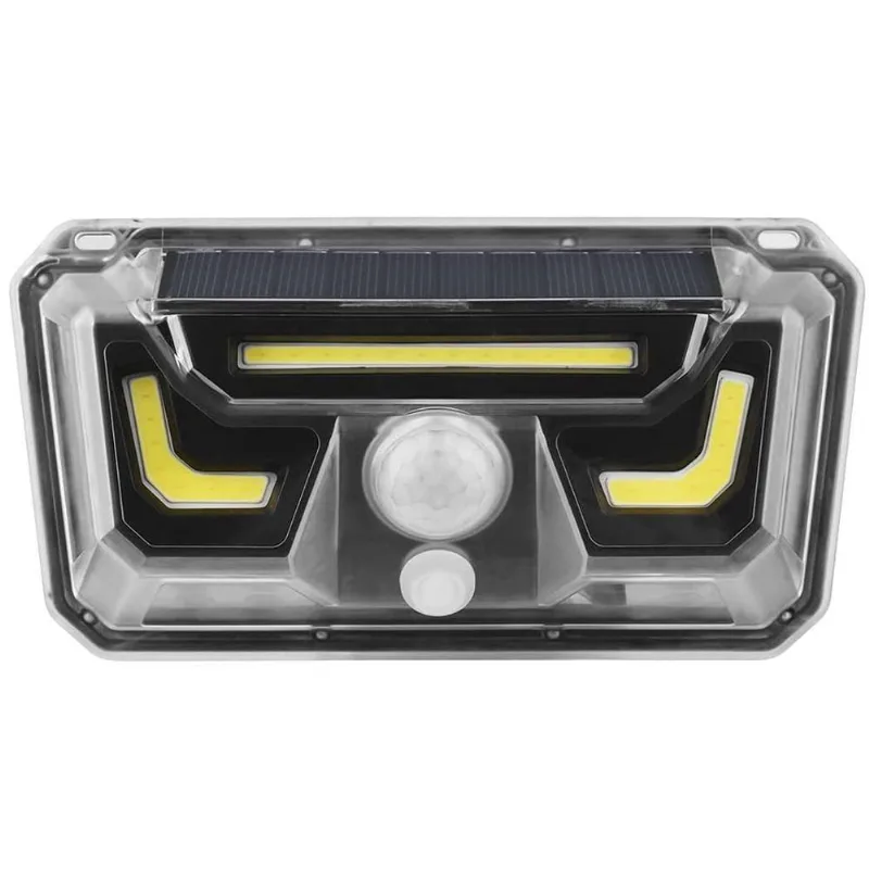 Luminaria Solar Spot Sensor Movimento Led Branco Frio