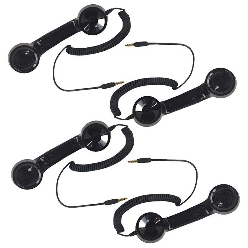 Monofone Microfone Audio Kit 4 Unid. Phone Telefone Celular