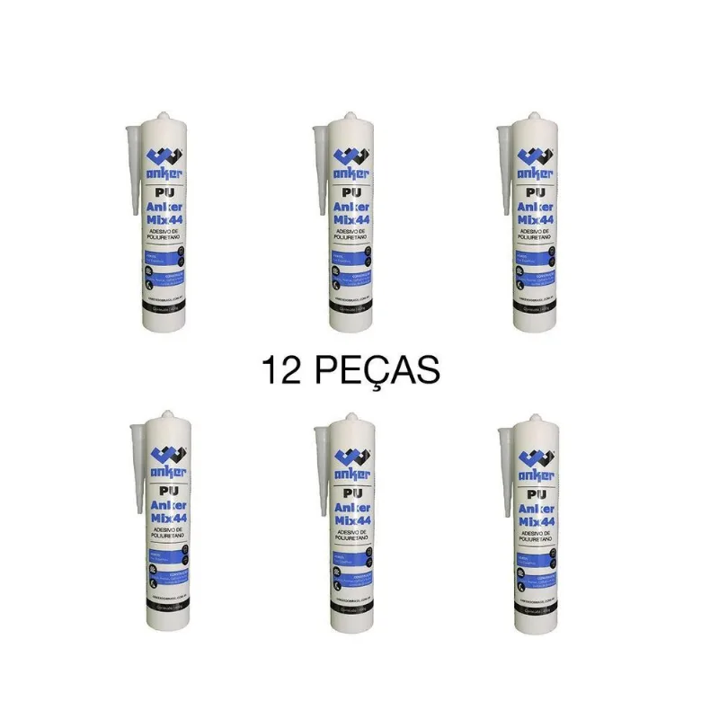 Cola Veda Calha Cinza Anker Do Brasil 12pcs