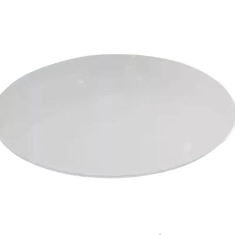 Prato Giratório 50cm Para Mesa De Jantar Com Vidro Offwhite.