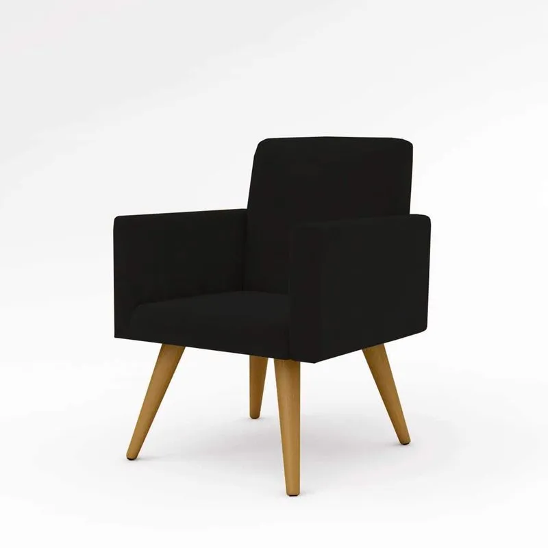 Cadeira Estofada Poltrona para Sala Quarto – Balaqui Decor