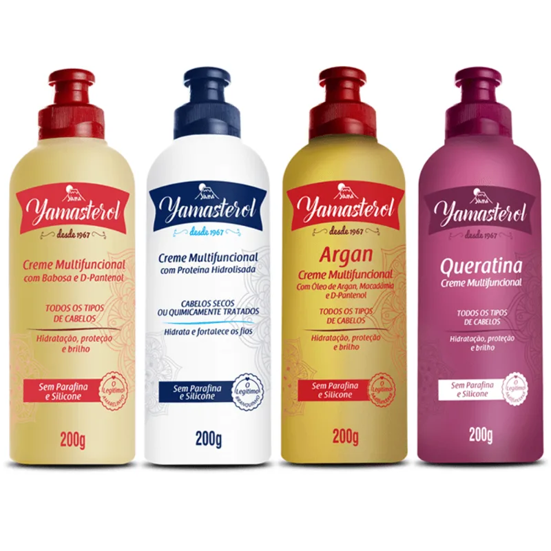 Kit 4 Cremes Yamasterol Creme Multifuncional Cronograma
