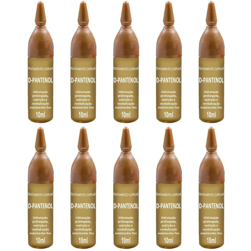 Kit 10 Ampolas De Vitamina D-pantenol Concentrado Cronograma