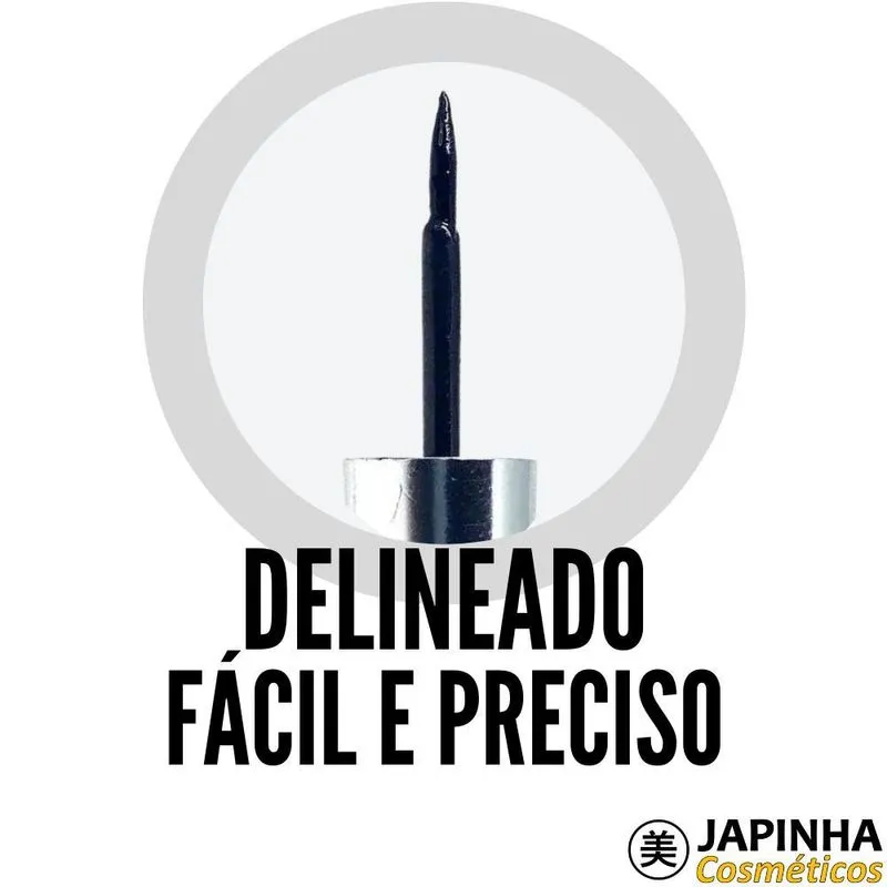 Delineador Líquido Vivai Ótima Pigmentação Delineado Fácil