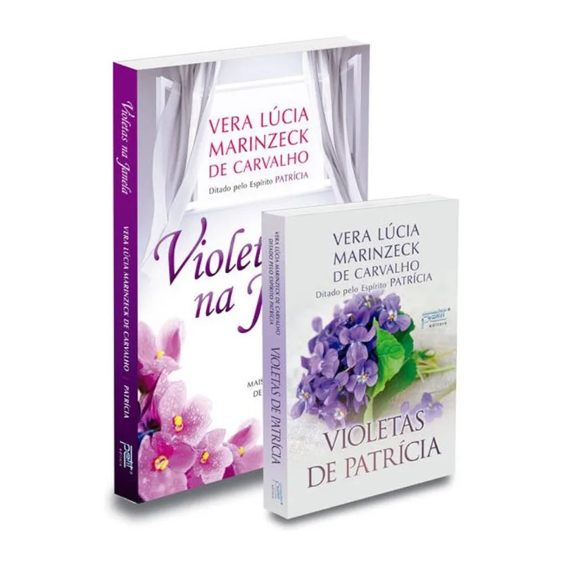 KIT VIOLETAS NA JANELA + VOLETAS DE PATRÍCIA