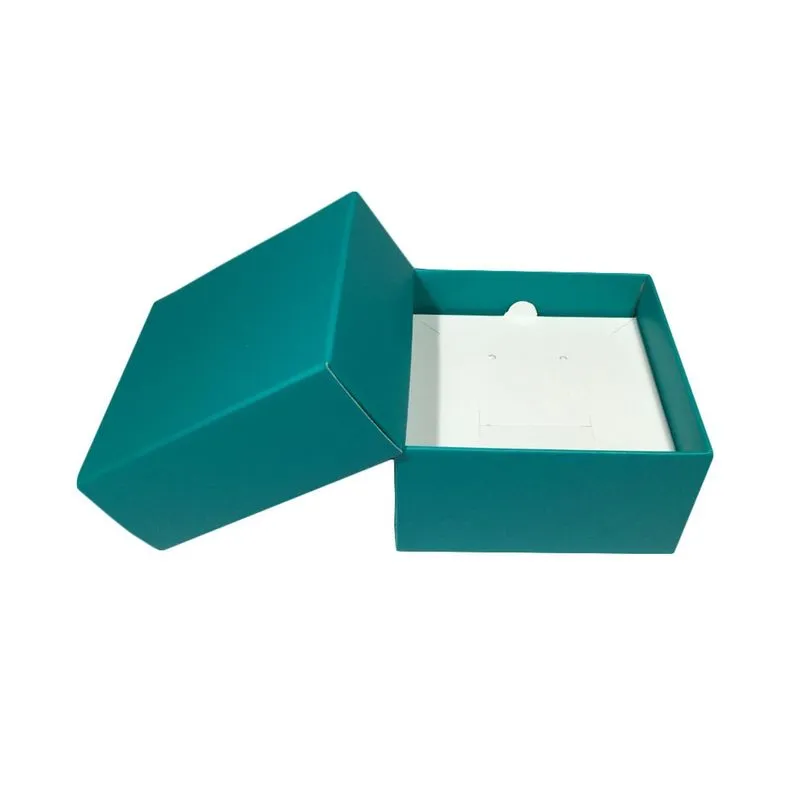 50 Caixa De Papel Com Visor Branca Bijuteria E Semi Jóia