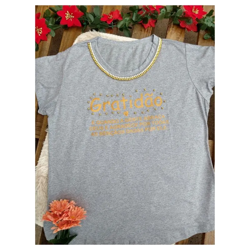 Camisetas T-shirt De Luxo Feminina