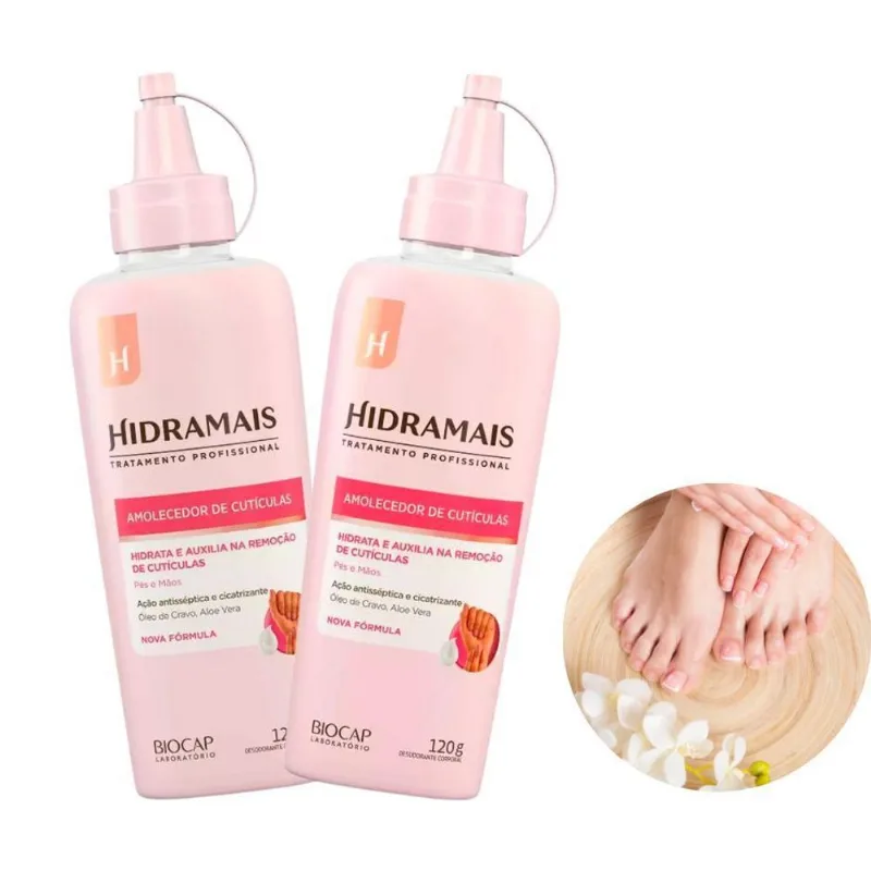 Kit Amolecedor De Cuticulas Hidramais Aloe Vera 2 Un 120g