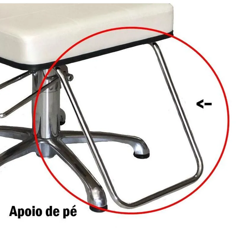 Apoio De Pés Parapé Para Cadeira De Maquiagem, Barbeiro