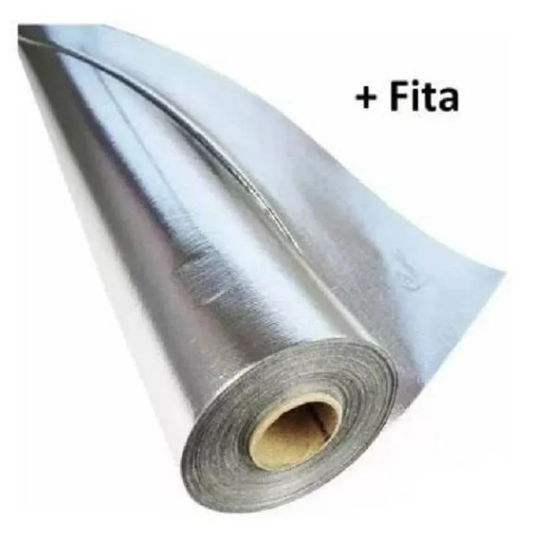 Manta Térmica Telhado Dupla Face 10mx1m 10m2 + 1 Fita 50m
