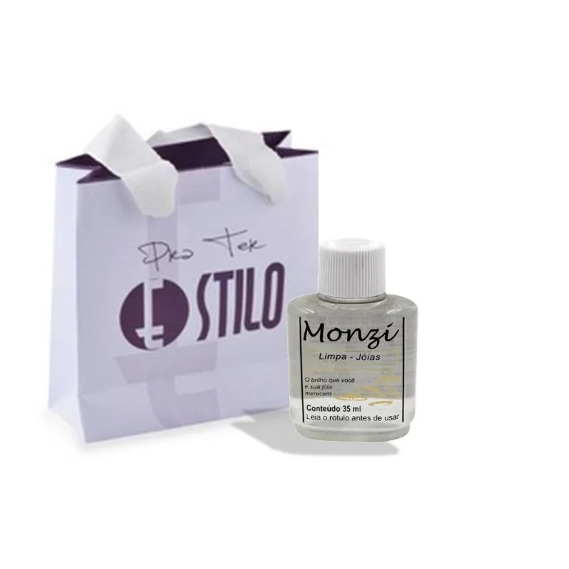 Kit Limpa Joias Monzi Para Ouro E Banhados E Flanela Mágica
